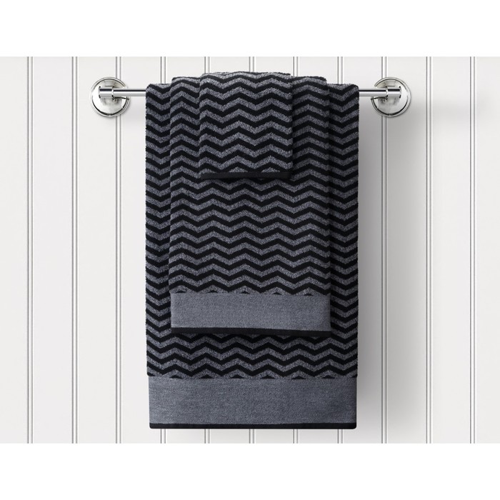 Полотенце махровое Melange, размер 70х130 см, цвет чёрный
Полотенце махровое Melange, размер 70х130 см, цвет чёрный