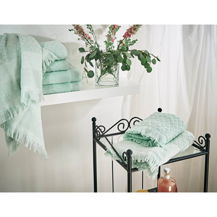 Полотенце махровое Menthol, размер 50х90 см, цвет мята
Полотенце махровое Menthol, размер 50х90 см, цвет мята