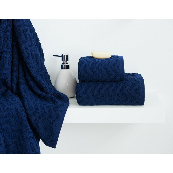 Полотенце махровое Navy blue, размер 70х130 см, цвет синий
Полотенце махровое Navy blue, размер 70х130 см, цвет синий