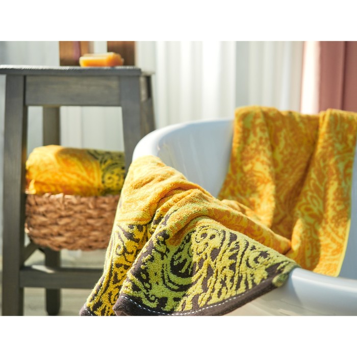 Полотенце махровое Oriental gold, размер 50х100 см, цвет желтый
Полотенце махровое Oriental gold, размер 50х100 см, цвет желтый