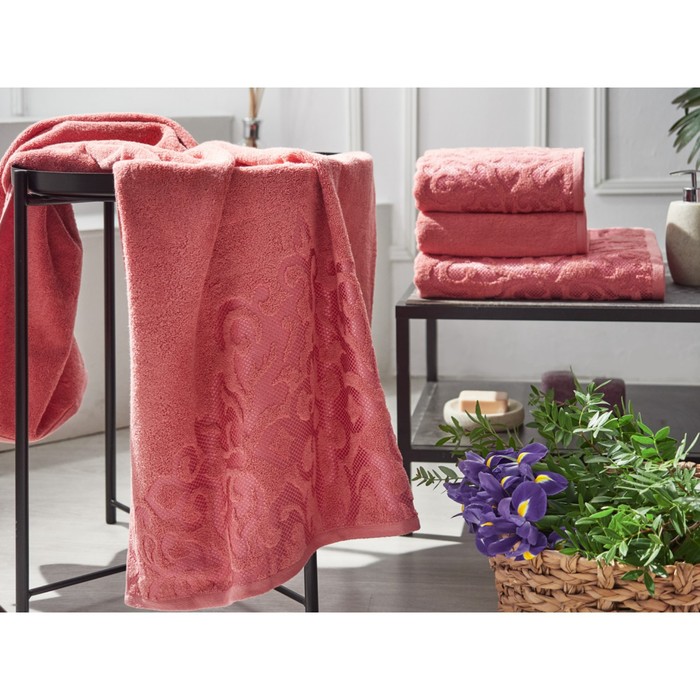 Полотенце махровое Paisley coral, размер 50х90 см, цвет розовый
Полотенце махровое Paisley coral, размер 50х90 см, цвет розовый