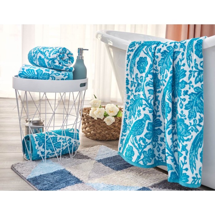 Полотенце махровое Paradise turquoise, размер 50х90 см, цвет голубой
Полотенце махровое Paradise turquoise, размер 50х90 см, цвет голубой