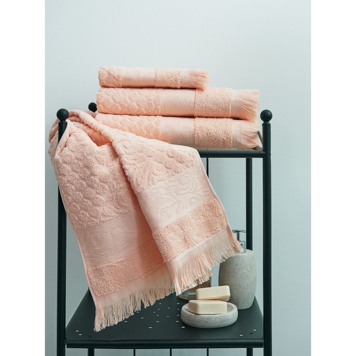 Полотенце махровое Peach, размер 70х130 см, цвет розовый
Полотенце махровое Peach, размер 70х130 см, цвет розовый