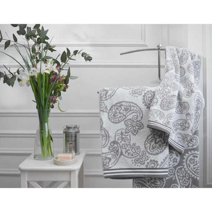Полотенце махровое Persia, размер 50х90 см, цвет серый
Полотенце махровое Persia, размер 50х90 см, цвет серый