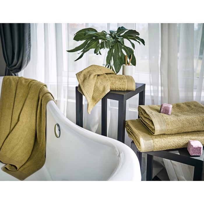 Полотенце махровое Pistachio, размер 100х150 см, цвет зеленый
Полотенце махровое Pistachio, размер 100х150 см, цвет зеленый