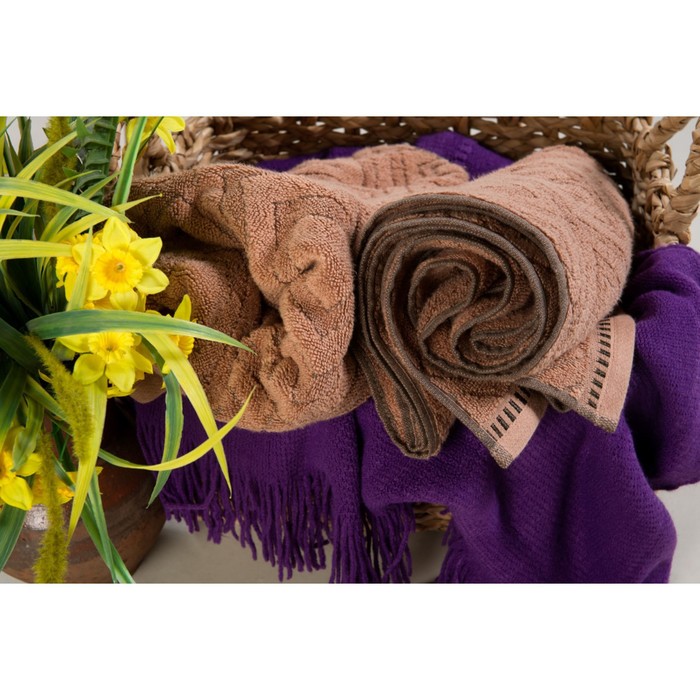 Полотенце махровое Pompei, размер 50х90 см, цвет коричневый
Полотенце махровое Pompei, размер 50х90 см, цвет коричневый