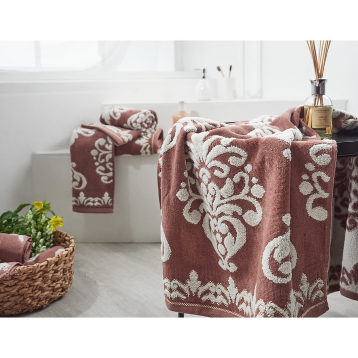 Полотенце махровое Rizo, размер 70х130 см, цвет коричневый
Полотенце махровое Rizo, размер 70х130 см, цвет коричневый