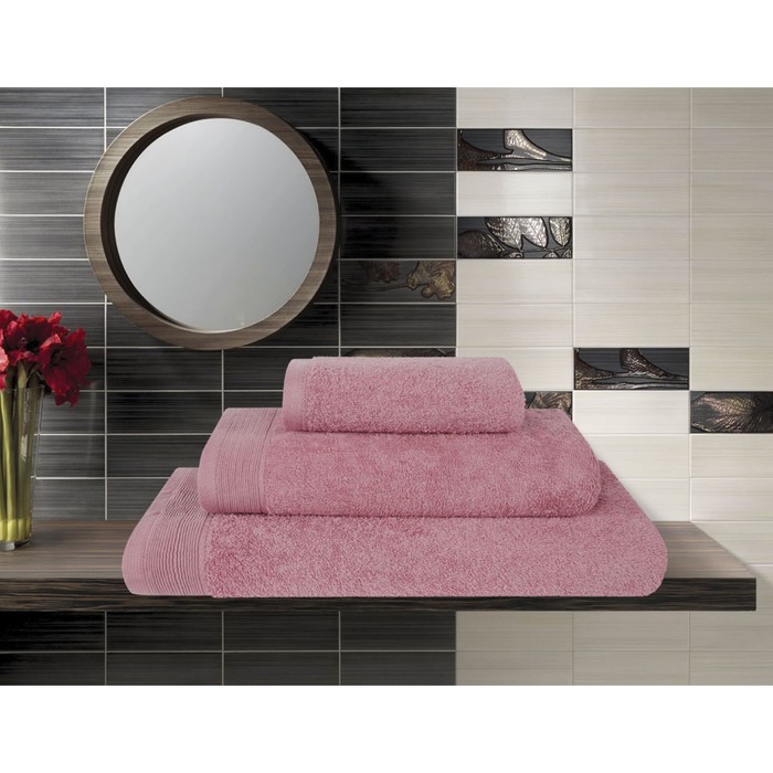 Полотенце махровое Sakura, размер 95х150 см, цвет розовый 
Полотенце махровое Sakura, размер 95х150 см, цвет розовый