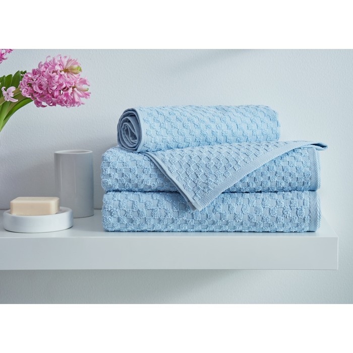 Полотенце махровое Sky blue, размер 70х130 см, цвет голубой
Полотенце махровое Sky blue, размер 70х130 см, цвет голубой