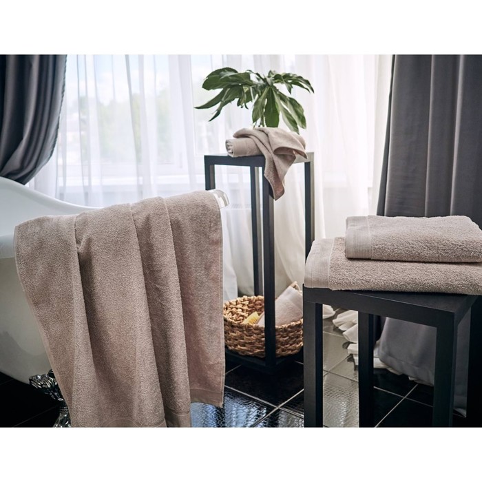 Полотенце махровое Souffle, размер 50х100 см, цвет бежевый
Полотенце махровое Souffle, размер 50х100 см, цвет бежевый