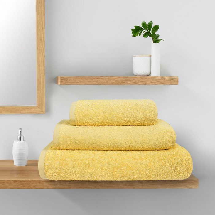 Полотенце махровое Yellow, размер 70х140 см, цвет желтый
Полотенце махровое Yellow, размер 70х140 см, цвет желтый