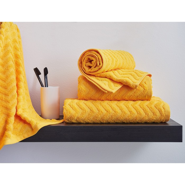 Полотенце махровое Yellow, размер 70х130 см, цвет жёлтый
Полотенце махровое Yellow, размер 70х130 см, цвет жёлтый