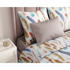 Постельное бельё 2 сп Dream catcher, размер 220х214 см, 175х215 см, 70х70 см - 2 шт
Постельное бельё 2 сп Dream catcher, размер 220х214 см, 175х215 см, 70х70 см - 2 шт