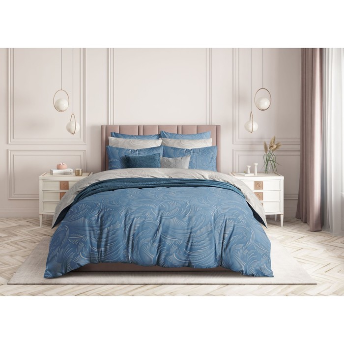 Постельное бельё евро Frosty, размер 240х214 см, 220х215 см, 70х70 см - 2 шт 
Постельное бельё евро Frosty, размер 240х214 см, 220х215 см, 70х70 см - 2 шт