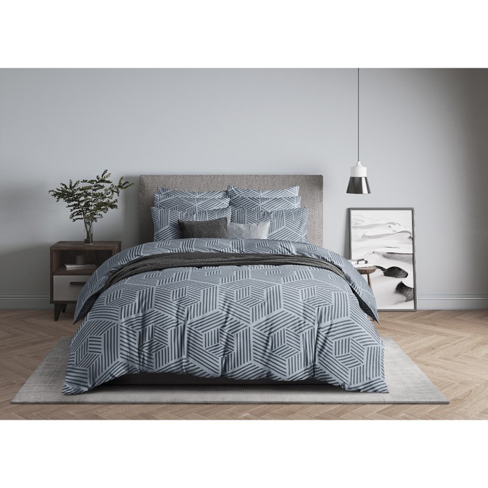 Постельное бельё евро Mayville, размер 240х214 см, 205х218 см, 70х70 см - 2 шт
Постельное бельё евро Mayville, размер 240х214 см, 205х218 см, 70х70 см - 2 шт