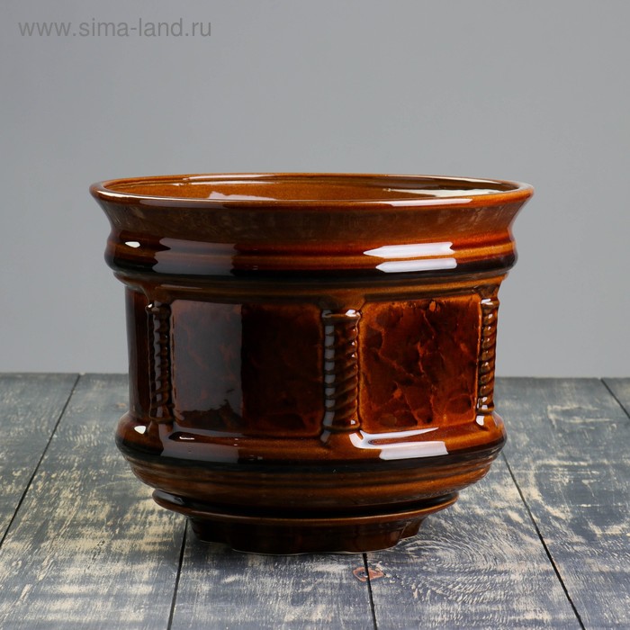 горшок цветочный Милан №1 9л 20*29см 1сорт коричневый
горшок цветочный Милан №1 9л 20*29см 1сорт коричневый