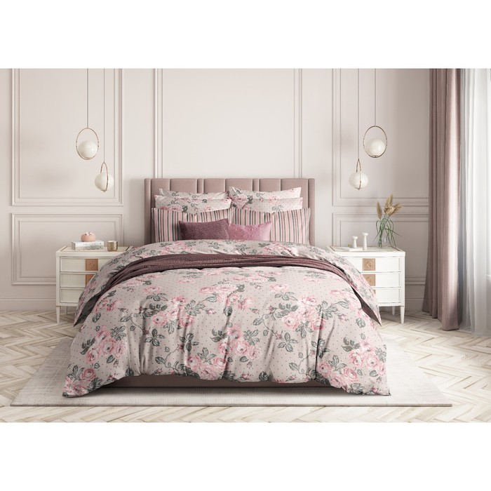 Постельное бельё дуэт Valley of roses, размер 240х214 см, 143х215 см-2 шт, 50х70 см - 2 шт
Постельное бельё дуэт Valley of roses, размер 240х214 см, 143х215 см-2 шт, 50х70 см - 2 шт