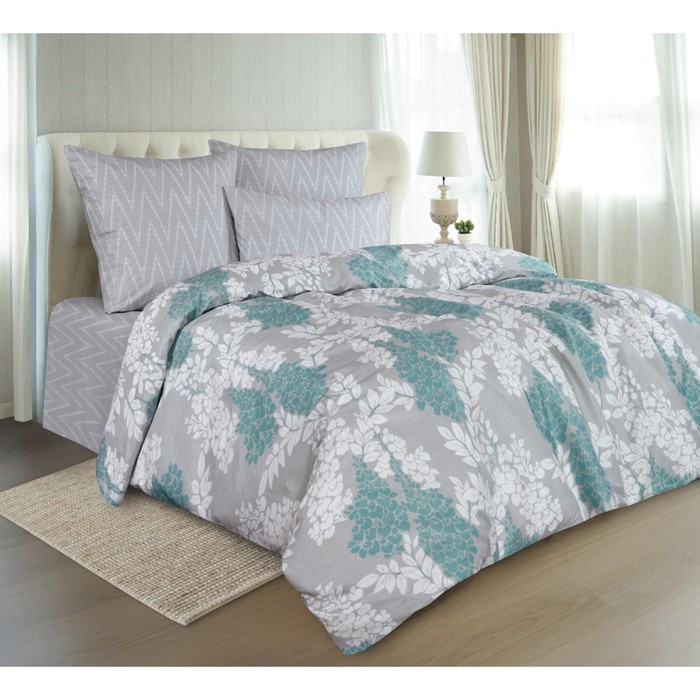 Постельное бельё 1,5 сп Wisteria grey, размер 150х214 см, 143х215 см, 70х70 см - 2 шт
Постельное бельё 1,5 сп Wisteria grey, размер 150х214 см, 143х215 см, 70х70 см - 2 шт