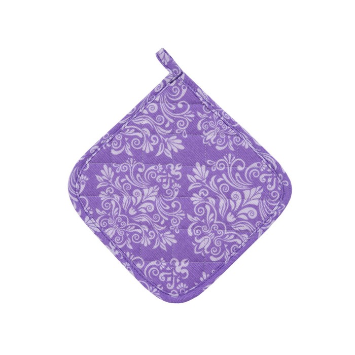 Прихватка Arabesque, размер 20х20 см, цвет фиолетовый 
Прихватка Arabesque, размер 20х20 см, цвет фиолетовый