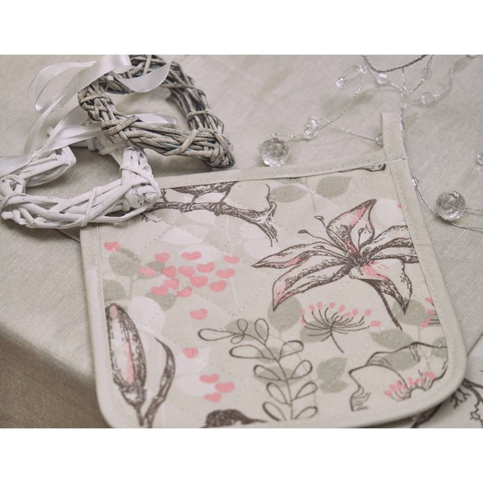 Прихватка Bullfinch, размер 20х20 см, цвет бежевый
Прихватка Bullfinch, размер 20х20 см, цвет бежевый