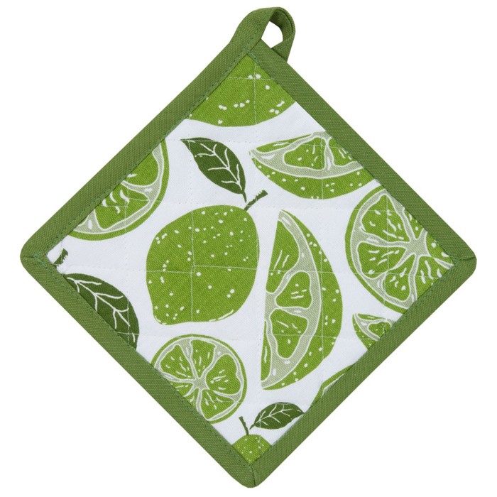 Прихватка Lime, размер 18х18 см, цвет зеленый
Прихватка Lime, размер 18х18 см, цвет зеленый