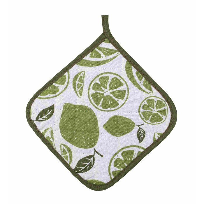 Прихватка Mojito, размер 20х20 см, цвет зеленый
Прихватка Mojito, размер 20х20 см, цвет зеленый
