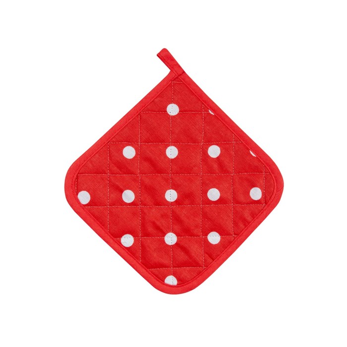 Прихватка Red polka dot, размер 20х20 см, цвет красный
Прихватка Red polka dot, размер 20х20 см, цвет красный