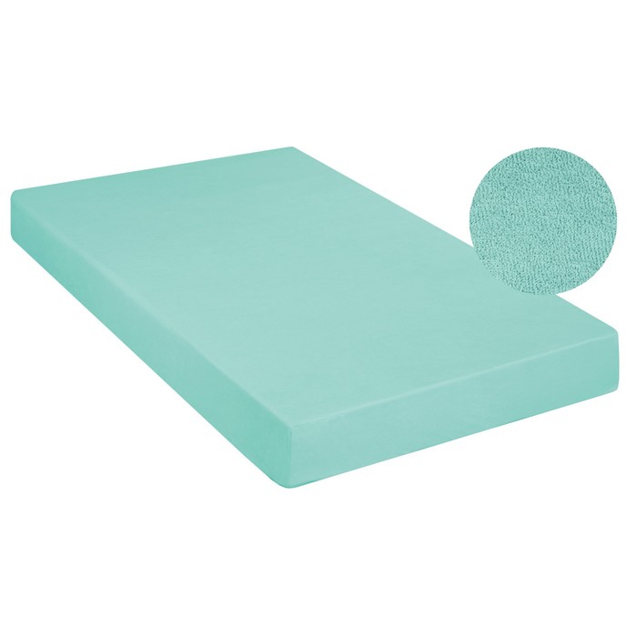 Простыня махровая на резинке Menthol, размер 200х200х20 см, цвет мята
Простыня махровая на резинке Menthol, размер 200х200х20 см, цвет мята