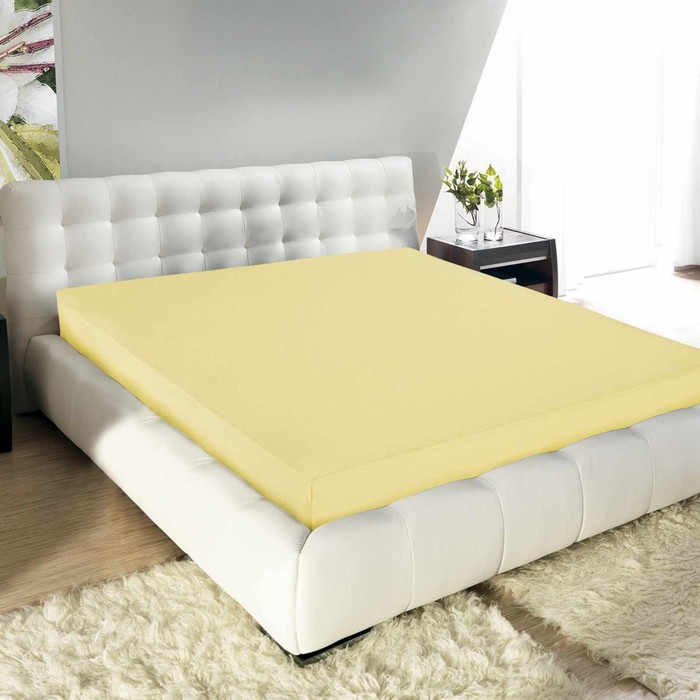 Простыня на резинке Lemon, размер 140х200х20 см, цвет желтый
Простыня на резинке Lemon, размер 140х200х20 см, цвет желтый