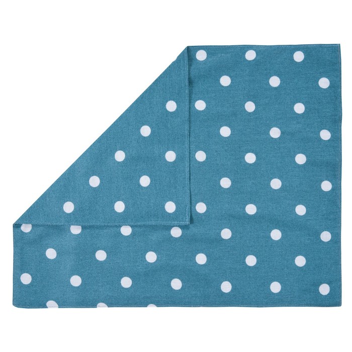 Салфетка под приборы Blue polka dot, размер 35х45 см, цвет синий
Салфетка под приборы Blue polka dot, размер 35х45 см, цвет синий