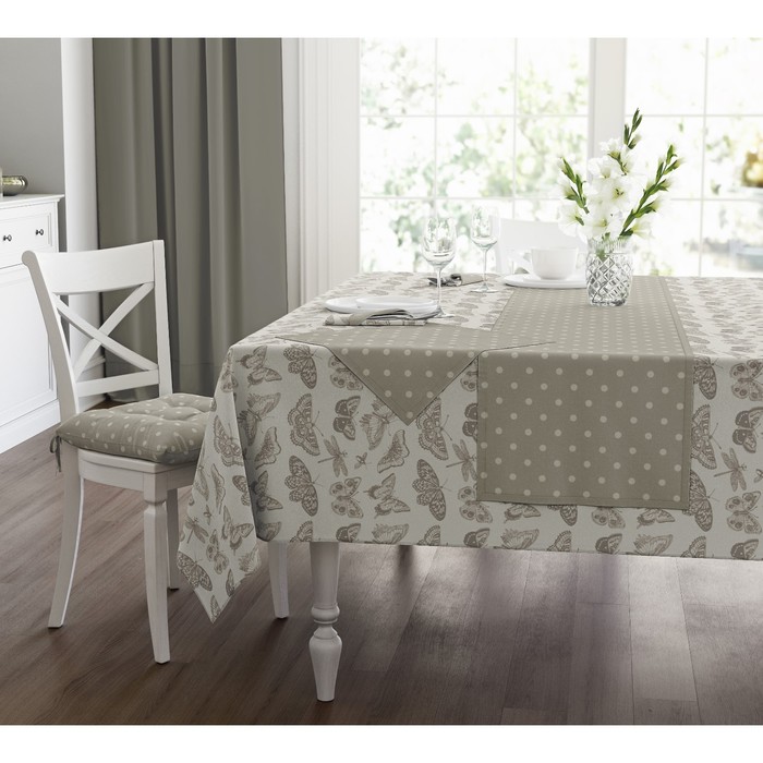 Скатерть Butterflies, размер 110х140 см, цвет серый
Скатерть Butterflies, размер 110х140 см, цвет серый