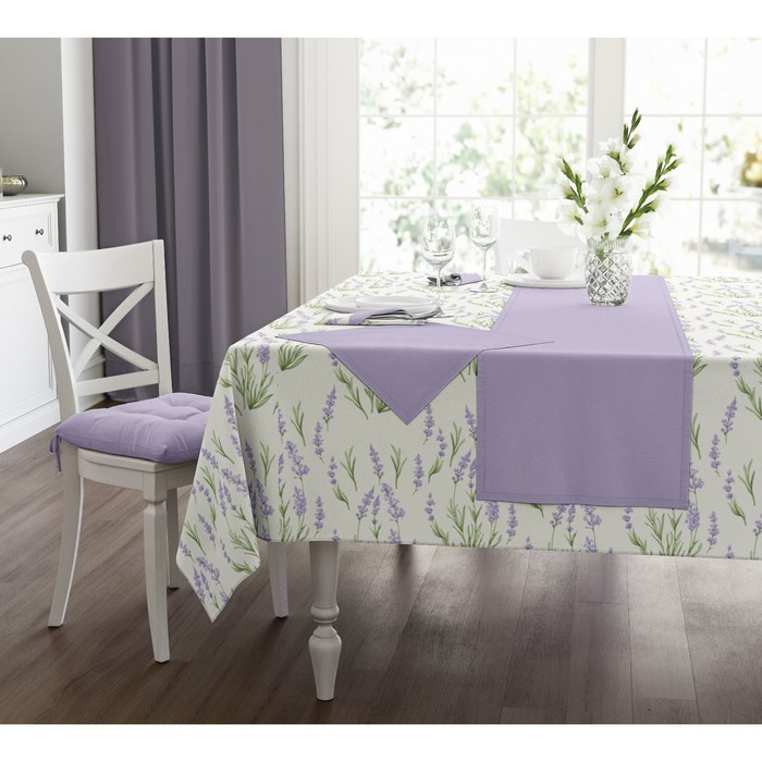 Скатерть Lavender, размер 140х150 см, цвет фиолетовый
Скатерть Lavender, размер 140х150 см, цвет фиолетовый