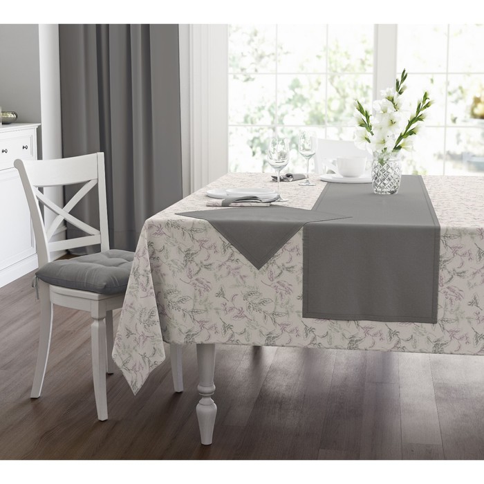 Скатерть Marengo, размер 140х150 см, цвет серый
Скатерть Marengo, размер 140х150 см, цвет серый