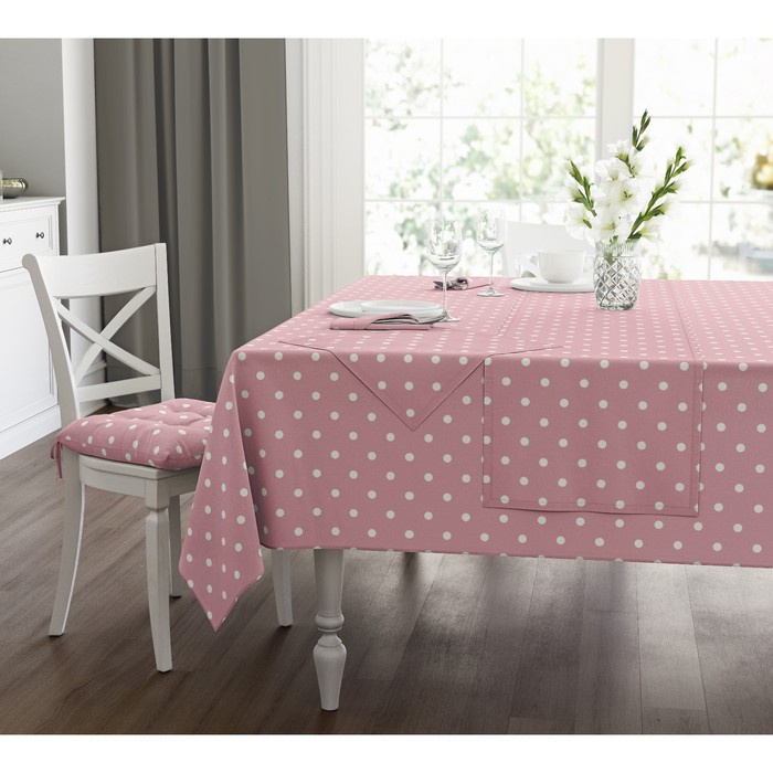Скатерть Pink polka dot, размер 140х180 см, цвет розовый
Скатерть Pink polka dot, размер 140х180 см, цвет розовый