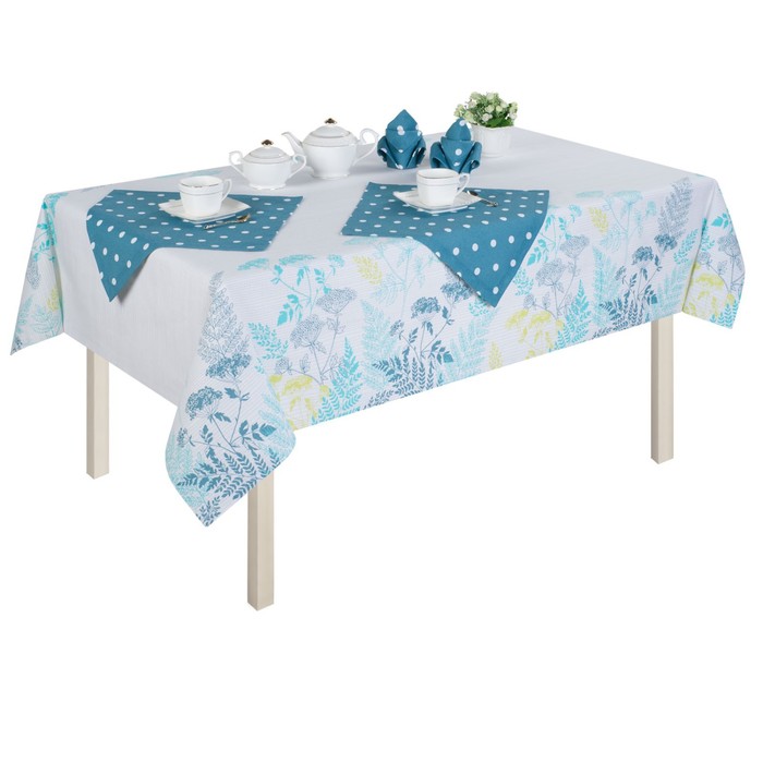 Скатерть Scandi, размер 140х150 см, цвет голубой
Скатерть Scandi, размер 140х150 см, цвет голубой