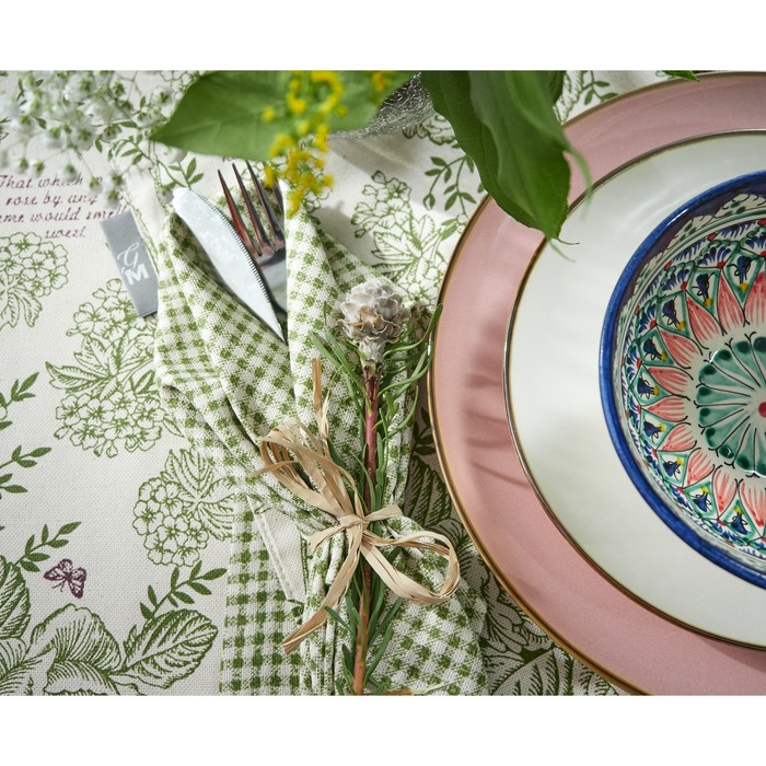 Скатерть Shakespeare, размер 140х180 см, цвет зеленый
Скатерть Shakespeare, размер 140х180 см, цвет зеленый