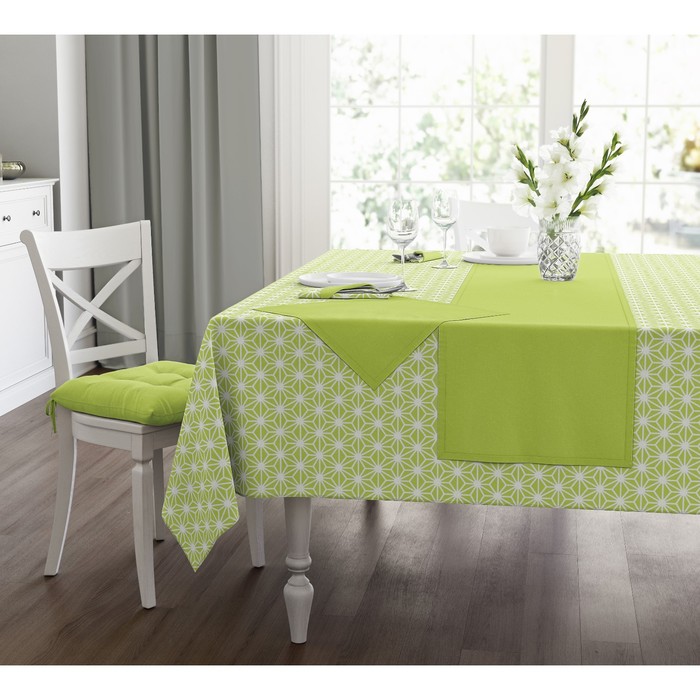 Скатерть Stellar green, размер 140х180 см, цвет зеленый
Скатерть Stellar green, размер 140х180 см, цвет зеленый