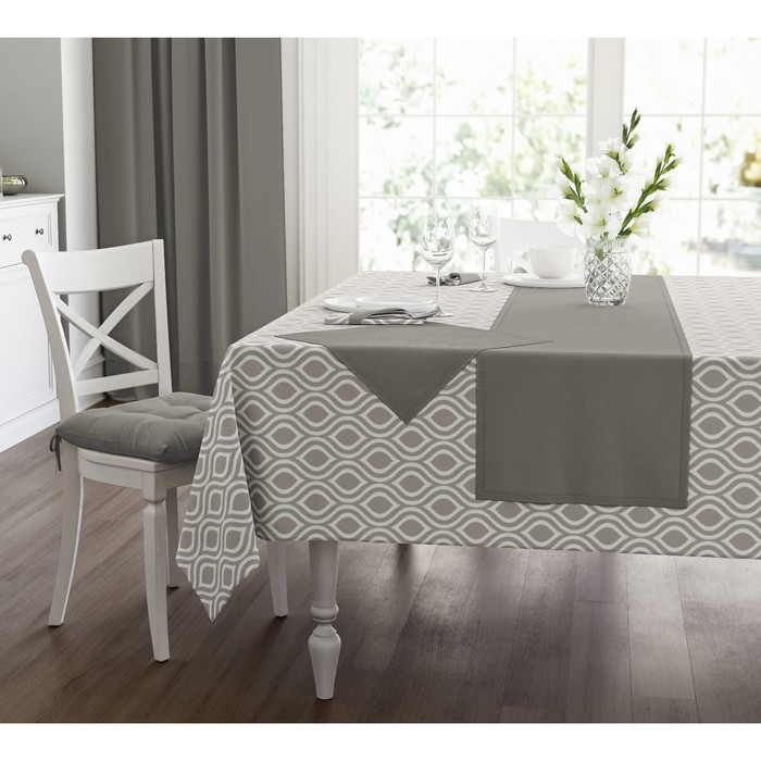 Скатерть Verano, размер 140х150 см, цвет бежевый
Скатерть Verano, размер 140х150 см, цвет бежевый