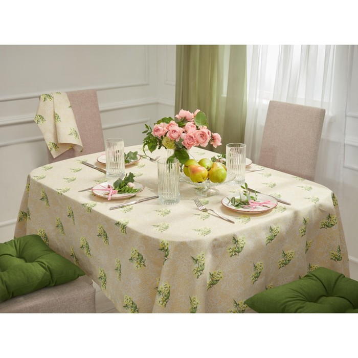 Скатерть Waldsteinia, размер 110х140 см, цвет бежевый
Скатерть Waldsteinia, размер 110х140 см, цвет бежевый