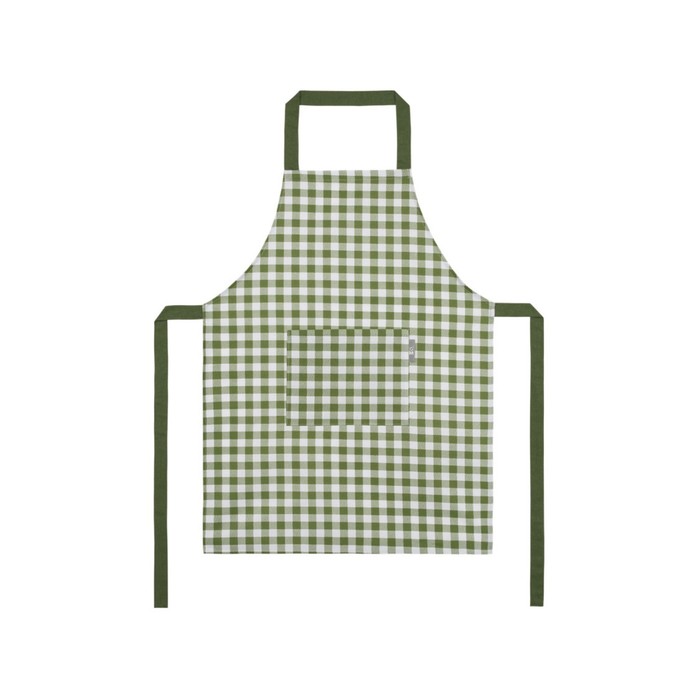 Фартук женский Green check, размер 60х80 см, цвет зеленый
Фартук женский Green check, размер 60х80 см, цвет зеленый