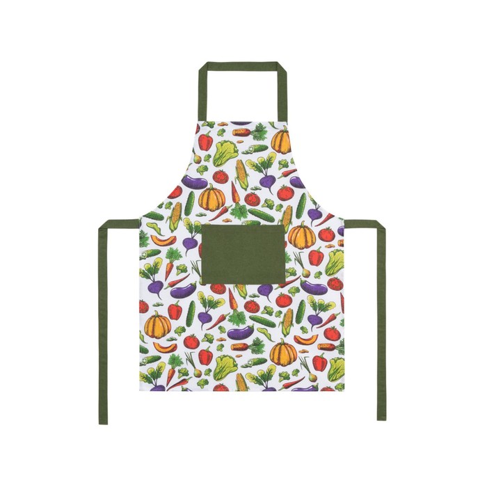 Фартук женский Harvest, размер 60х80 см, цвет зеленый
Фартук женский Harvest, размер 60х80 см, цвет зеленый