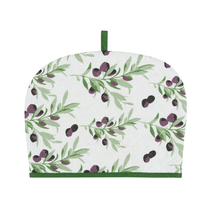 Чехол на чайник Black olives, размер 30х25 см, цвет зеленый
Чехол на чайник Black olives, размер 30х25 см, цвет зеленый