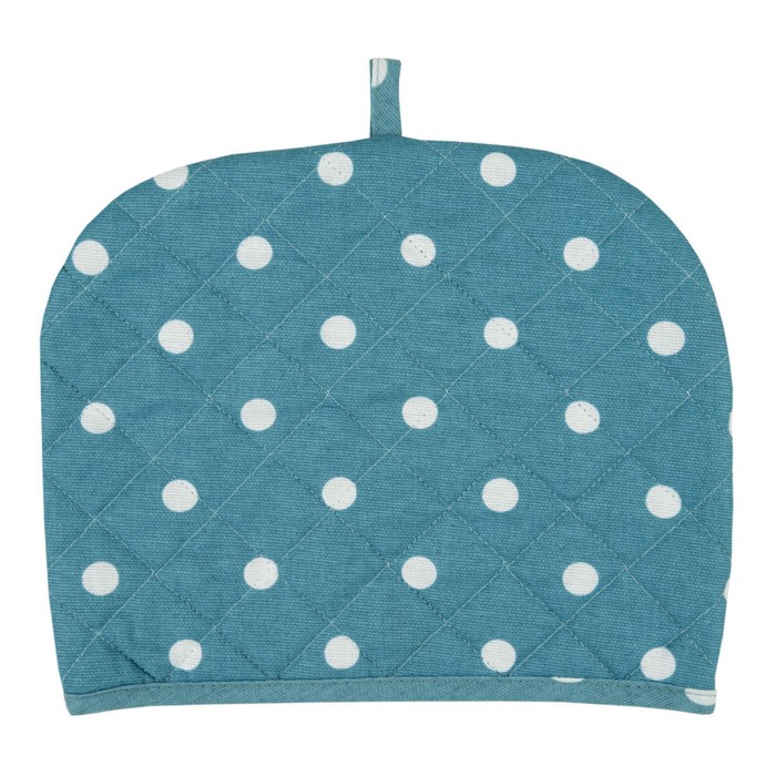 Чехол на чайник Blue polka dot, размер 30х25 см, цвет синий
Чехол на чайник Blue polka dot, размер 30х25 см, цвет синий