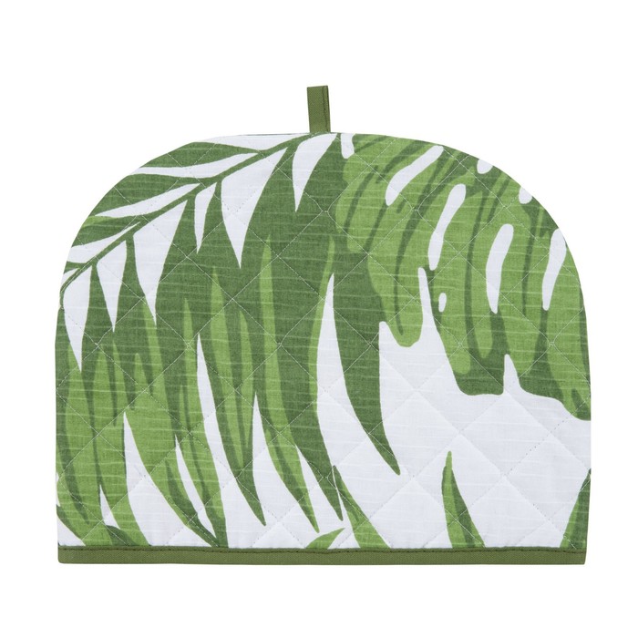 фото Чехол на чайник leaves, размер 30х25 см, цвет зеленый guten morgen