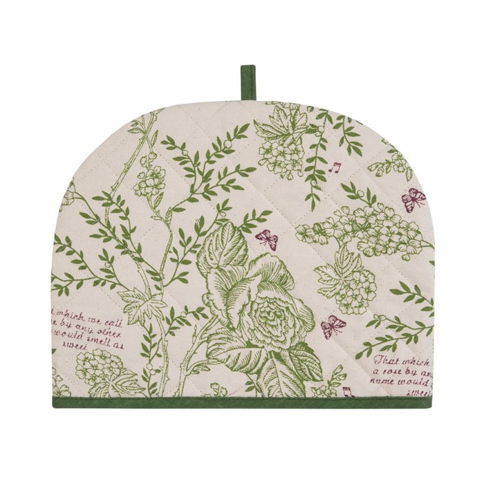 Чехол на чайник Shakespeare, размер 30х25 см, цвет зеленый
Чехол на чайник Shakespeare, размер 30х25 см, цвет зеленый