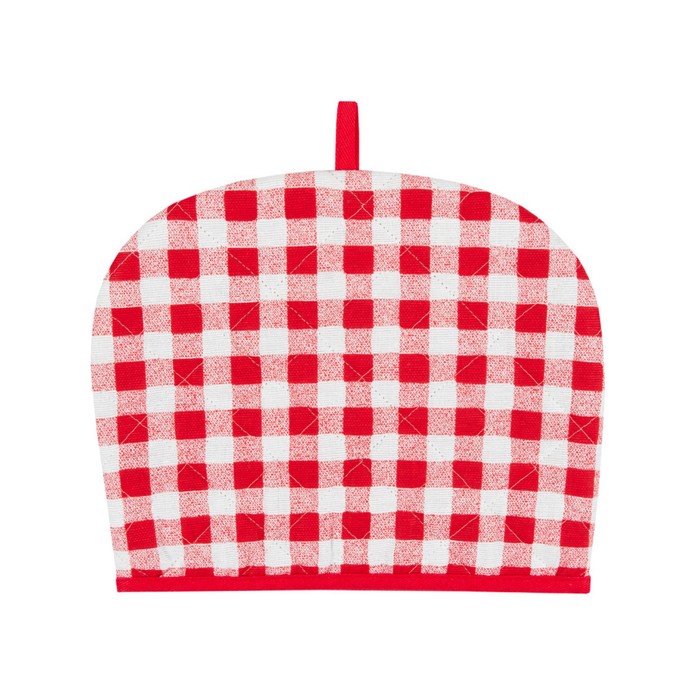 Чехол на чайник Сheck, размер 30х25 см, цвет красный
Чехол на чайник Сheck, размер 30х25 см, цвет красный