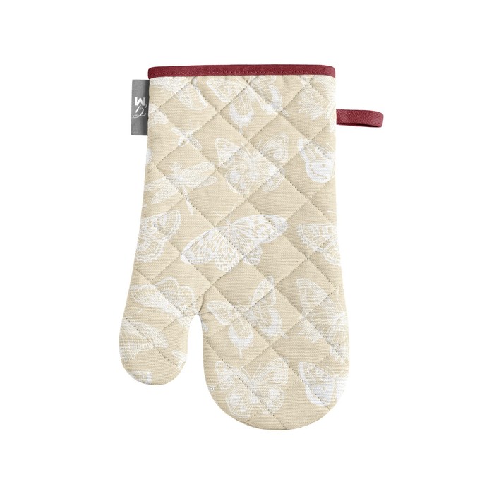 Варежка-прихватка Butterflies white, размер 18х30 см, цвет бежевый
Варежка-прихватка Butterflies white, размер 18х30 см, цвет бежевый