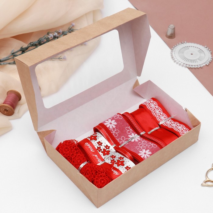 Набор лент «Ассорти», 2 м, 8 шт, цвет красный
Набор лент «Ассорти», 2 м, 8 шт, цвет красный