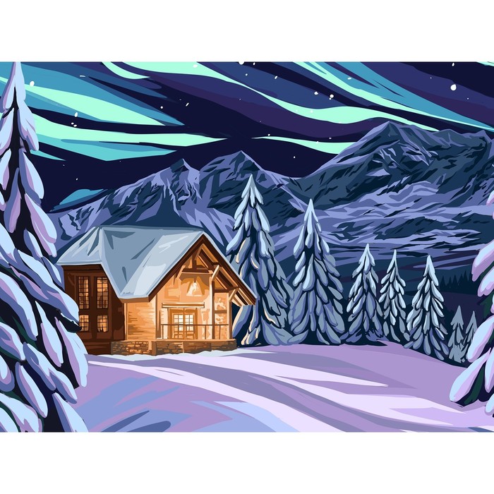 Картина по номерам на холсте с подрамником «Домик в лесу», 40х30 см
Картина по номерам на холсте с подрамником «Домик в лесу», 40х30 см