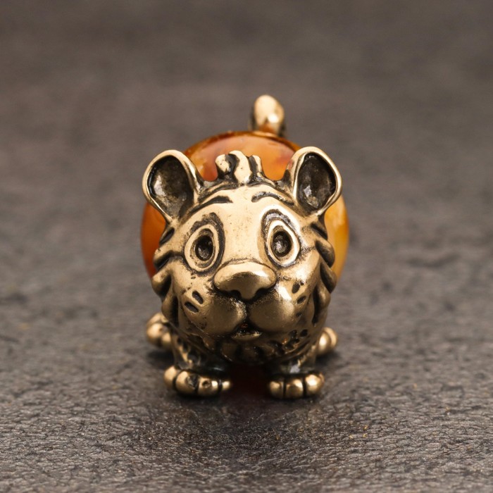 Сувенир - антистресс "Тигренок с шаром", 2,5х2 см, латунь, янтарь
Сувенир - антистресс "Тигренок с шаром", 2,5х2 см, латунь, янтарь